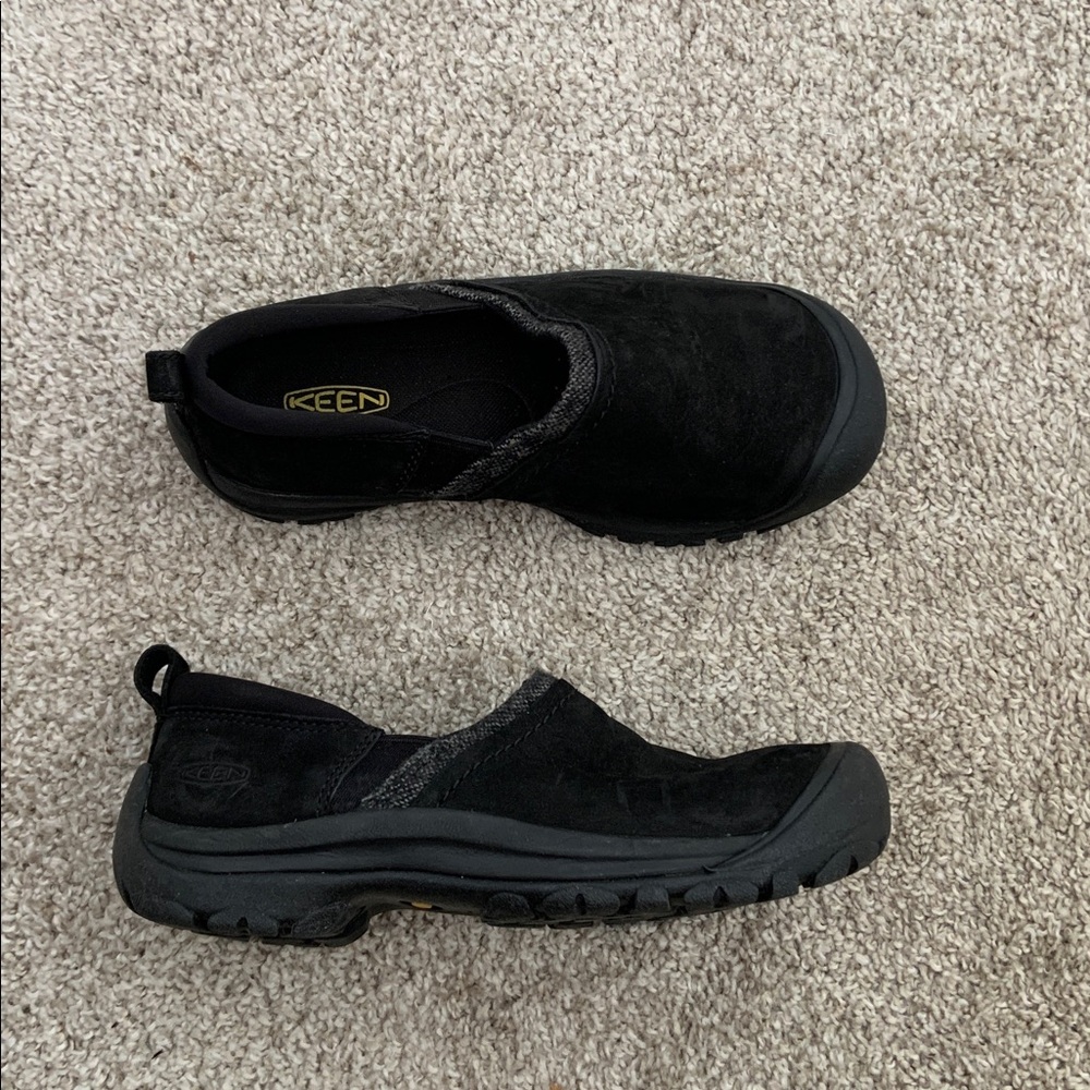 Women's Kaci II WP Insulated Casual Slip-On Shoe Leather Black Size 6.5